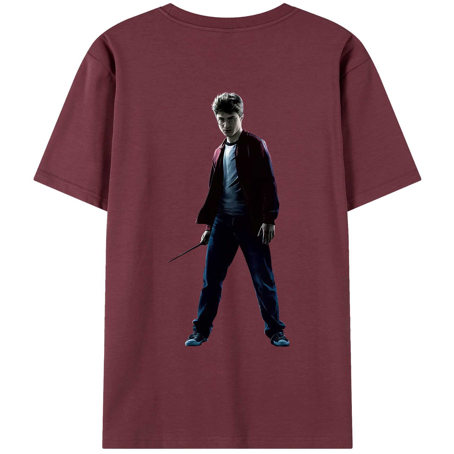 （画像用） Harry Potter ハリー・ポッターシリーズ 綿100％半袖Tシャツ（背面プリント）